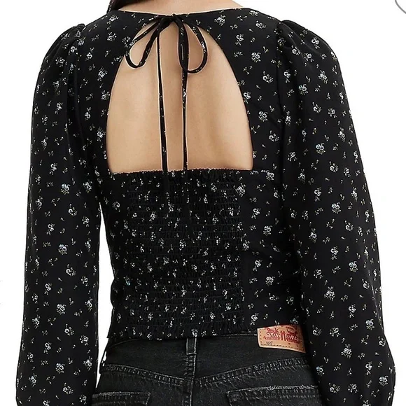 LEVI'S | Finn Floral Puff-Sleeve Blouse - Picture 5 of 8